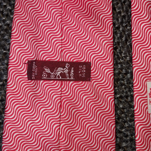 Hermes Optical Illusion Tie - Picture 3 of 6